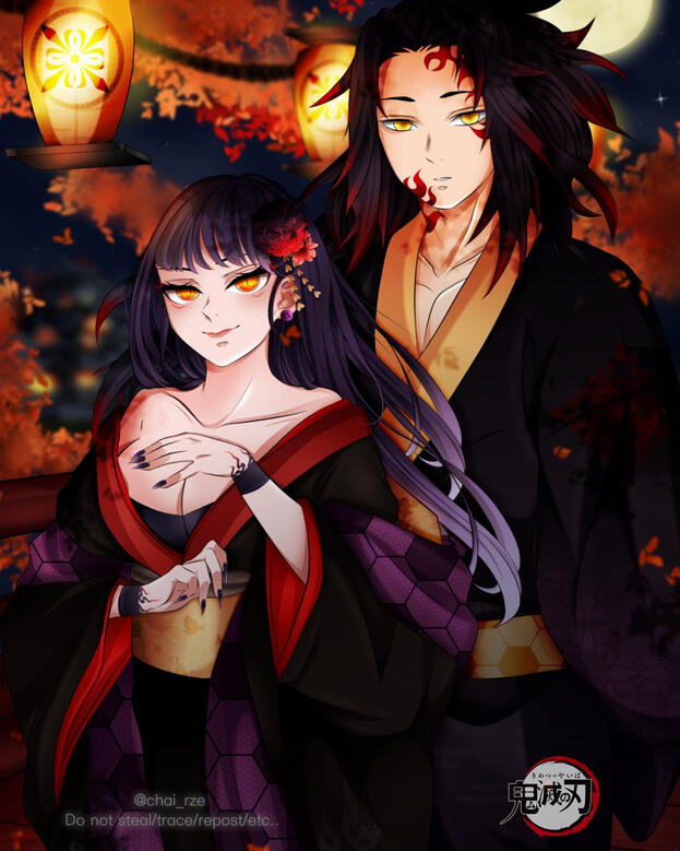 Autumn Moon Festival (Rize x Kokushibo)